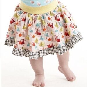 HTF Matilda Jane Campy circle skirt - 6M